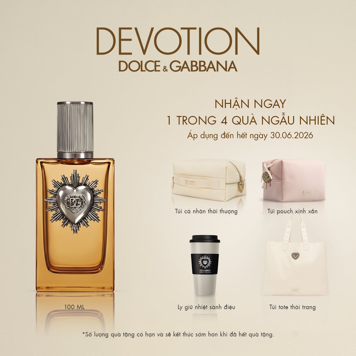 Nước hoa nam Dolce&Gabbana Devotion For Men Parfum 100ml