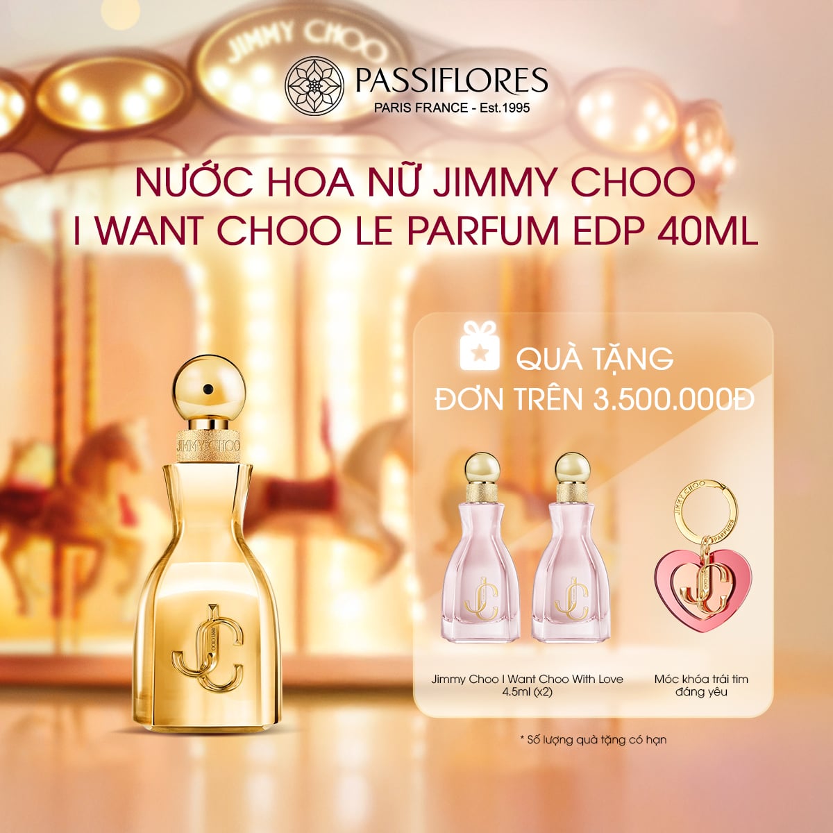 Nước hoa nữ Jimmy choo I Want Choo Le Parfum 40ml