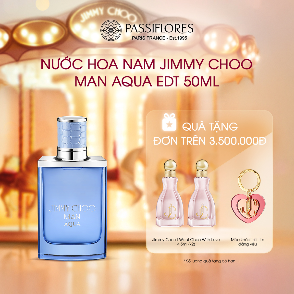 Nước hoa nam Jimmy Choo Man Aqua EDT 50ml