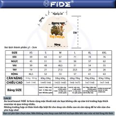 Áo thun FIDE Việt Nam phông unisex form rộng local brand nam nữ cổ tròn oversize - AT198
