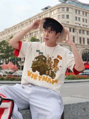 Áo thun FIDE Việt Nam phông unisex form rộng local brand nam nữ cổ tròn oversize - AT198