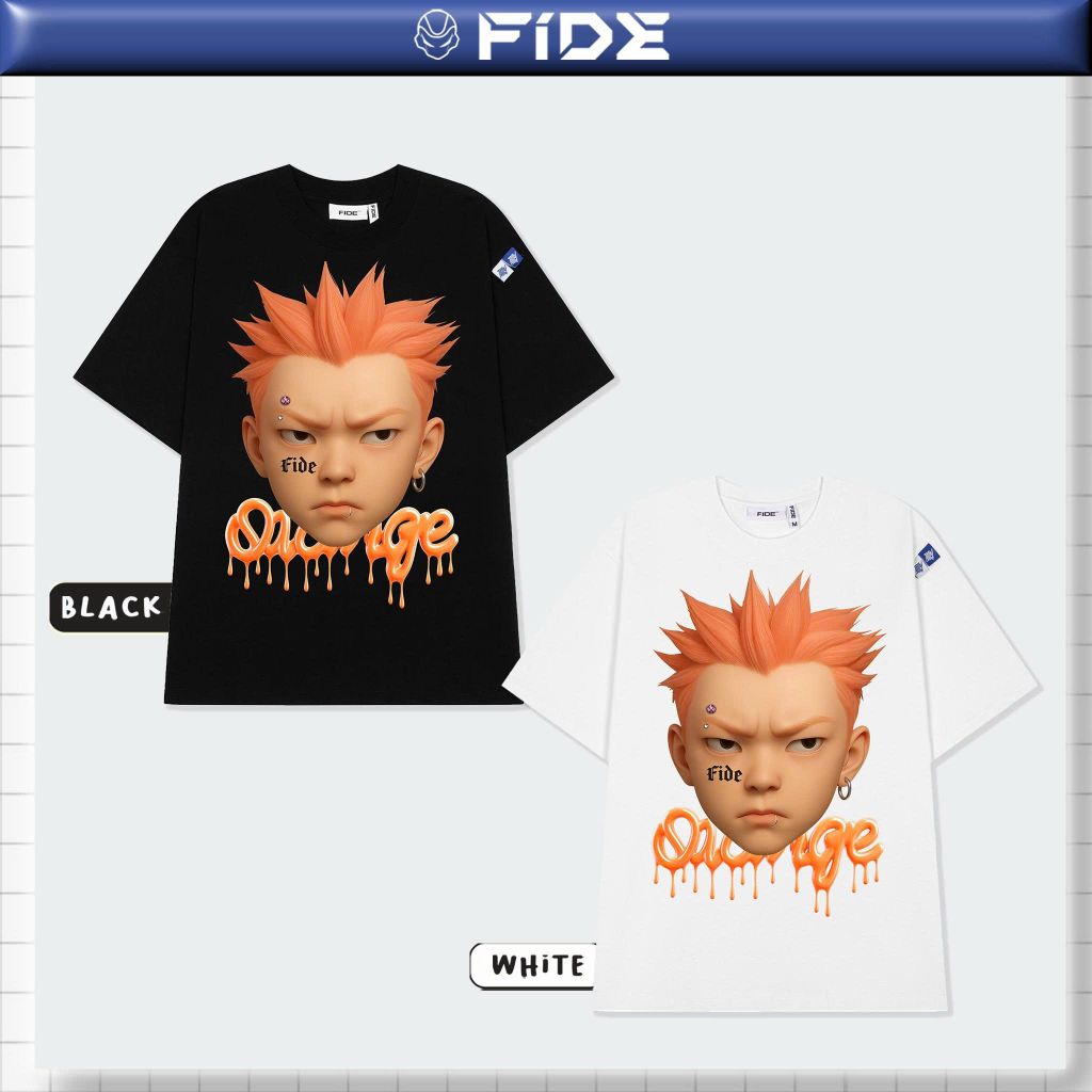 Áo thun FIDE Rapper phông unisex form rộng local brand nam nữ cổ tròn oversize - AT199