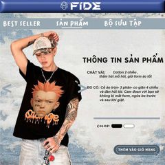 Áo thun FIDE Rapper phông unisex form rộng local brand nam nữ cổ tròn oversize - AT199
