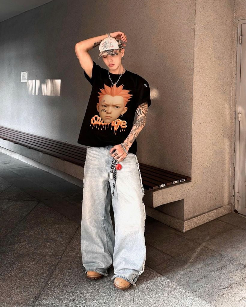 Áo thun FIDE Rapper phông unisex form rộng local brand nam nữ cổ tròn oversize - AT199