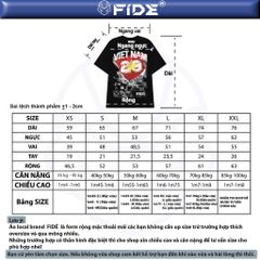 Áo thun FIDE Việt Nam phông unisex form rộng local brand nam nữ cổ tròn oversize - AT200