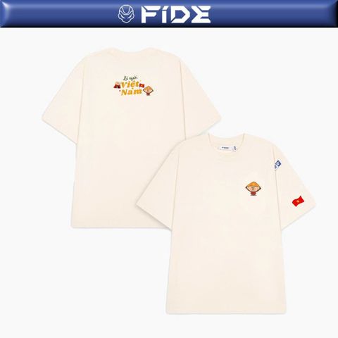 Áo thun FIDE Việt Nam phông unisex form rộng local brand nam nữ cổ tròn oversize - AT201