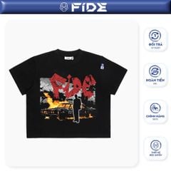 Áo thun FIDE BOXY phông boxy form rộng local brand nam nữ cổ tròn oversize - AT204