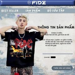 Áo thun FIDE BOXY phông boxy form rộng local brand nam nữ cổ tròn oversize - AT204