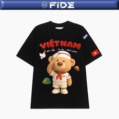 Áo thun FIDE Việt Nam phông unisex form rộng local brand nam nữ cổ tròn oversize - AT205