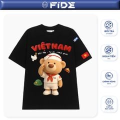 Áo thun FIDE Việt Nam phông unisex form rộng local brand nam nữ cổ tròn oversize - AT205