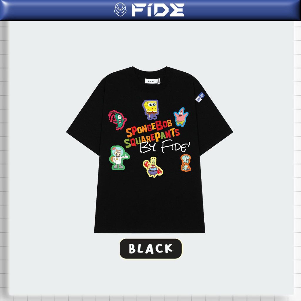 Áo thun FIDE Bọt Biển unisex form rộng local brand nam nữ cổ tròn oversize - AT206