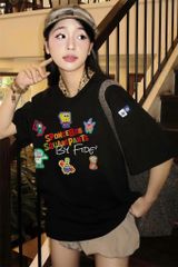 Áo thun FIDE Bọt Biển unisex form rộng local brand nam nữ cổ tròn oversize - AT206