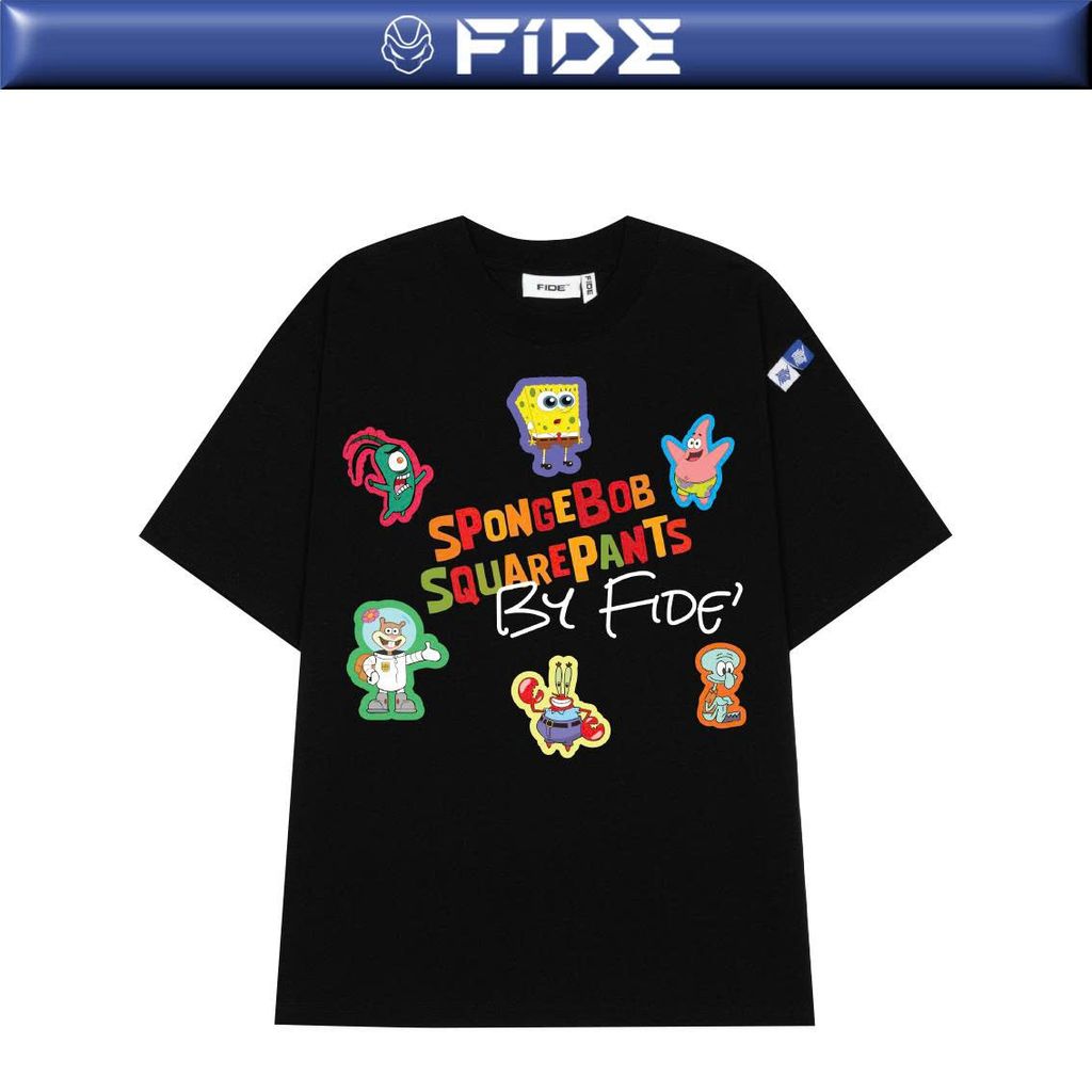 Áo thun FIDE Bọt Biển unisex form rộng local brand nam nữ cổ tròn oversize - AT206