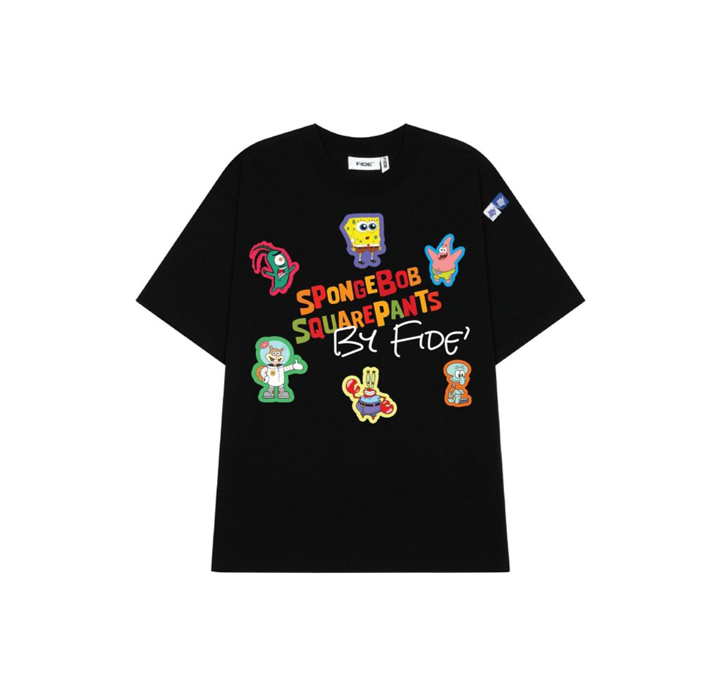 Áo thun FIDE Bọt Biển unisex form rộng local brand nam nữ cổ tròn oversize - AT206