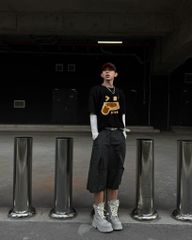 Áo thun FIDE Teddy phông unisex form rộng local brand nam nữ cổ tròn oversize - AT207