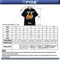 Áo thun FIDE Teddy phông unisex form rộng local brand nam nữ cổ tròn oversize - AT207