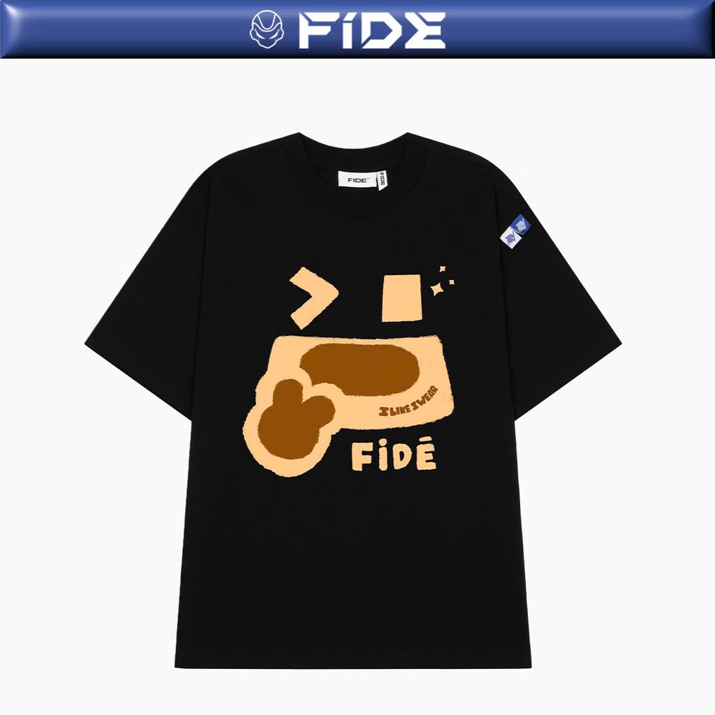 Áo thun FIDE Teddy phông unisex form rộng local brand nam nữ cổ tròn oversize - AT207