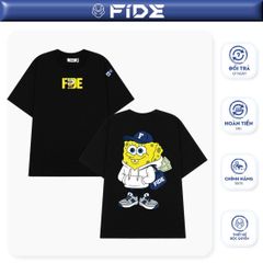 Áo thun FIDE Bọt Biển unisex form rộng local brand nam nữ cổ tròn oversize - AT208