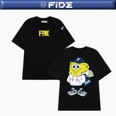 Áo thun FIDE Bọt Biển unisex form rộng local brand nam nữ cổ tròn oversize - AT208