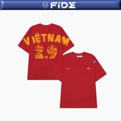 Áo thun FIDE Việt Nam phông unisex form rộng local brand nam nữ cổ tròn oversize - AT209