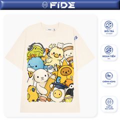 Áo thun FIDE Hello Jelly phông unisex form rộng local brand nam nữ cổ tròn oversize - AT210