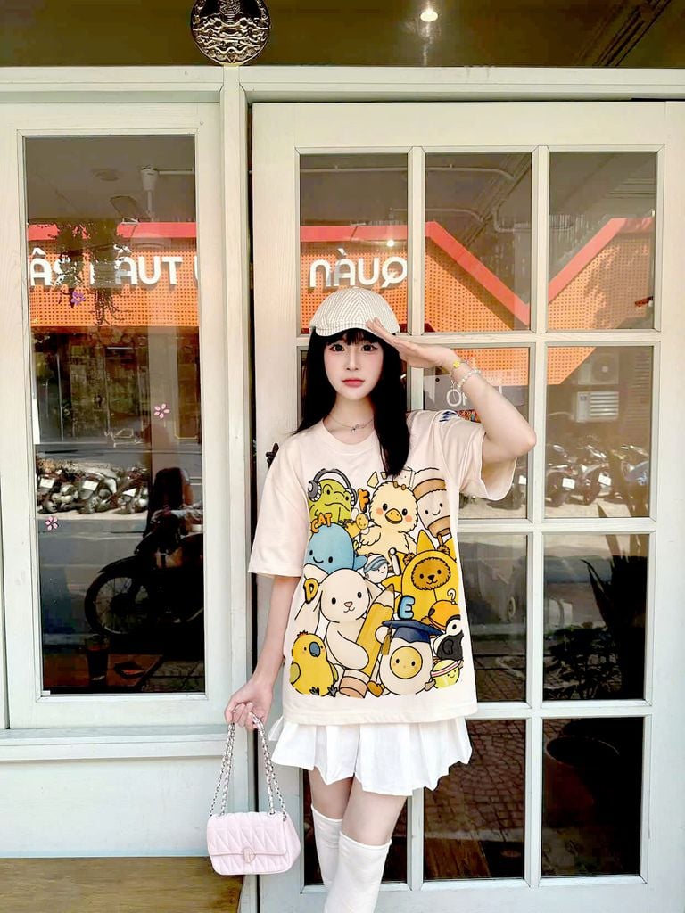 Áo thun FIDE Hello Jelly phông unisex form rộng local brand nam nữ cổ tròn oversize - AT210