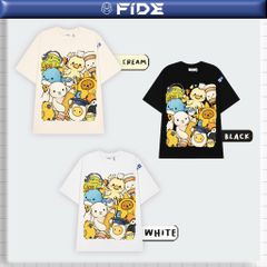 Áo thun FIDE Hello Jelly phông unisex form rộng local brand nam nữ cổ tròn oversize - AT210