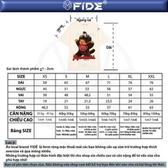 Áo thun FIDE Monchhichi unisex form rộng đính gấu local brand cổ tròn oversize- AT211