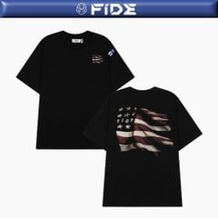 Áo thun FIDE Lá cờ unisex form rộng nam nữ local brand cổ tròn oversize- AT212