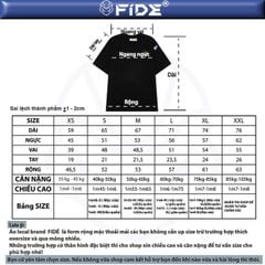 Áo thun FIDE Lá cờ unisex form rộng nam nữ local brand cổ tròn oversize- AT212