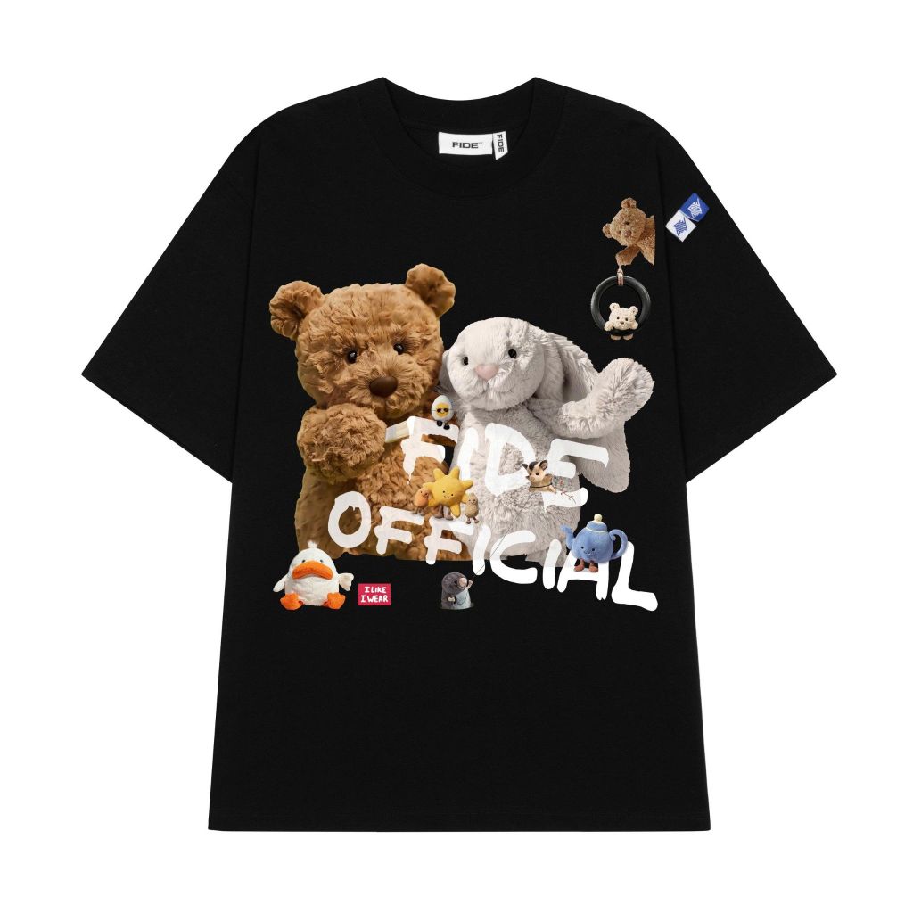 Áo thun FIDE Bunny unisex form rộng nam nữ local brand cổ tròn oversize- AT214