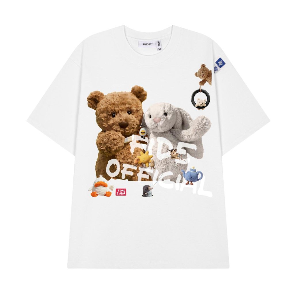 Áo thun FIDE Bunny unisex form rộng nam nữ local brand cổ tròn oversize- AT214