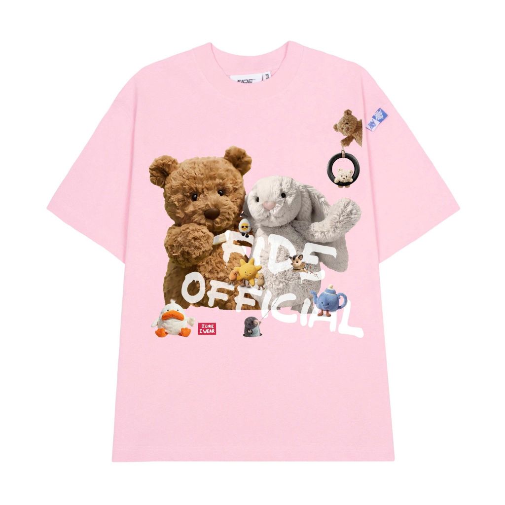 Áo thun FIDE Bunny unisex form rộng nam nữ local brand cổ tròn oversize- AT214
