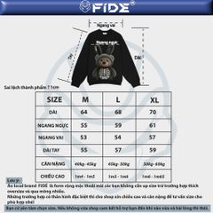 Áo Sweater FIDE TEDDY cotton unisex local brand nam nữ oversize form rộng - SWT15