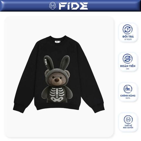 Áo Sweater FIDE TEDDY cotton unisex local brand nam nữ oversize form rộng - SWT15