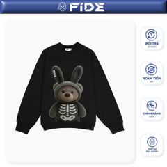 Áo Sweater FIDE TEDDY cotton unisex local brand nam nữ oversize form rộng - SWT15