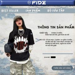 Áo thun FIDE phong cách Hiphop unisex form rộng nam nữ local brand cổ tròn oversize- AT218