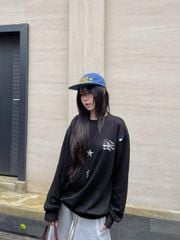 Áo Sweater FIDE cổ tròn phonng cách cổ điển Vintage unisex nam nữ Cotton oversize form rộng -SWT18