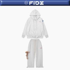 Set Áo Khoác Hoodie zip FIDÉ chất vải PC Cotton form rộng unisex nam nữ chống nắng S1