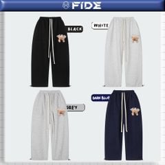 Quần dài TEDDY FIDÉ PC cotton form rộng unisex nam nữ - QD03 (Kèm gấu)