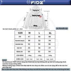 Set Áo Khoác Hoodie zip FIDÉ chất vải PC Cotton form rộng unisex nam nữ chống nắng S4