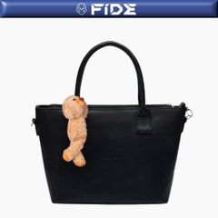 Túi Xách FIDE Local Brand Chính Hãng Tote Bag Size Lớn Da PVC Cao Cấp Đứng Form Có Dây Đeo - TCG01(Kèm gấu)