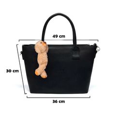 Túi Xách FIDE Local Brand Chính Hãng Tote Bag Size Lớn Da PVC Cao Cấp Đứng Form Có Dây Đeo - TCG01(Kèm gấu)