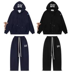 Set Áo Khoác Hoodie zip FIDÉ Teedy chất vải PC Cotton form rộng unisex nam nữ chống nắng CBZ06 (Kèm gấu)