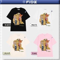 Áo thun FIDE Bunny Fox unisex form rộng nam nữ local brand cổ tròn oversize Zootopia - AT226