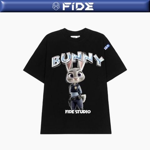 Áo thun FIDE Bunny Fox unisex form rộng nam nữ local brand cổ tròn oversize Zootopia - AT227