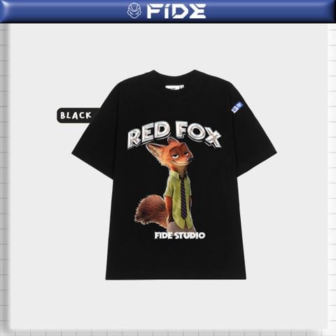 Áo thun FIDE Bunny Fox unisex form rộng nam nữ local brand cổ tròn oversize Zootopia - AT228