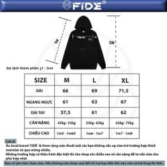Áo hoodie FIDE lá cờ phong cách Vintage cổ tròn nam nữ HOODIE - HD14