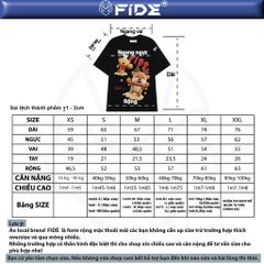 Áo thun FIDE JoyBear unisex form rộng nam nữ local brand cổ tròn oversize gà rán - AT233