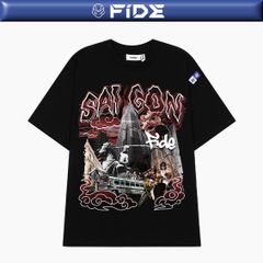 Áo thun địa danh FIDE phông unisex nam nữ form rộng ulzzang Sài Gòn - AT234